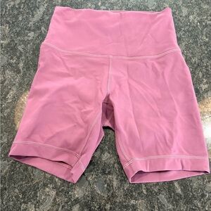 Lululemon wunder train high rise shorts, 6" inseam, size 4